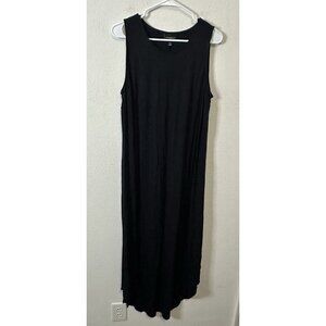 Lane Bryant Black Thick Strap Casual Maxi Dress Size 10/12